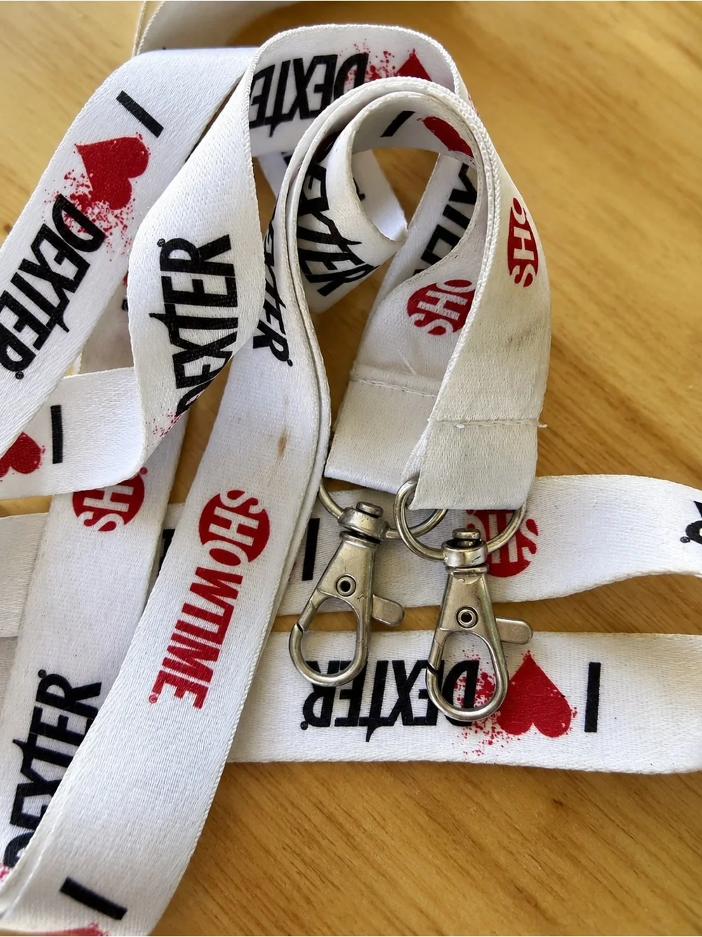 Dexter Showtime Crew Lanyards 2 TV Production Collectible Swivel Clips